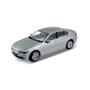 Модель автомобиля BMW 535i, серебристая, 1:43, Welly [44000A-01]