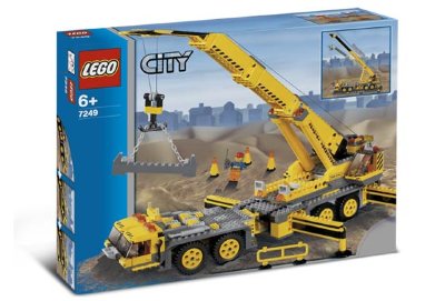 Конструктор &quot;Большой передвижной строительный кран&quot;, серия Lego City [7249] Конструктор "Большой передвижной строительный кран", серия Lego City [7249]