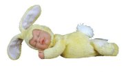 Кукла 'Спящий младенец-зайчик (ванильный)', 23 см, Anne Geddes [579106]