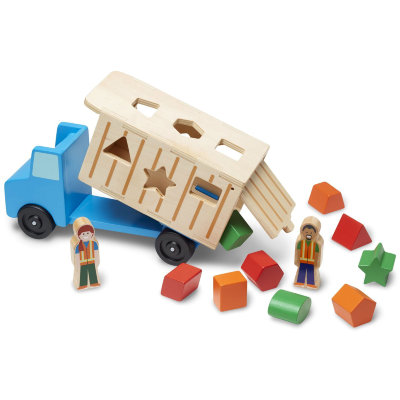 Игровой набор-сортер 'Грузовик', из серии 'Деревянный мир', Melissa&amp;Doug [9397/19397] Игровой набор-сортер 'Грузовик', из серии 'Деревянный мир', Melissa&Doug [9397/19397]