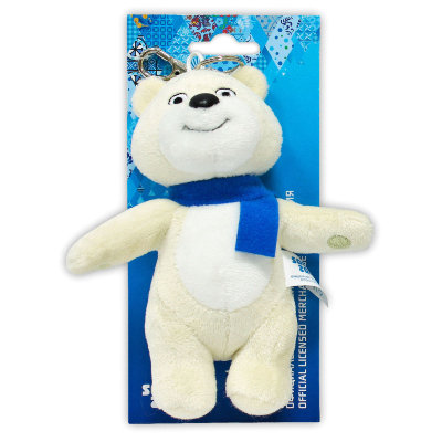 Мягкая игрушка-брелок &#039;Белый Медведь – символ Олимпиады Сочи-2014&#039;, 12 см, Sochi2014.ru [2095633/GT5570] Мягкая игрушка-брелок 'Белый Медведь – символ Олимпиады Сочи-2014', 12 см, Sochi2014.ru [2095633]