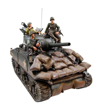 * Модель танка U.S. M4A3 Sherman, 1:16, лимитированная серия, Forces of Valor, Unimax [85007] Модель танка U.S. M4A3 Sherman, 1:16, лимитированная серия, Forces of Valor, Unimax [85007]