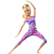Шарнирная кукла Barbie 'Йога', из серии 'Безграничные движения' (Made-to-Move), Mattel [GXF04]