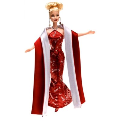 Кукла Барби &#039;Рождество 2000 года&#039; (Holiday Barbie Collector Edition 2000), коллекционная, Mattel [27409] Кукла Барби 'Рождество 2000 года' (Holiday Barbie Collector Edition 2000), коллекционная, Mattel [27409]
