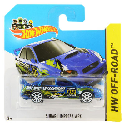 Коллекционная модель автомобиля Subaru Impreza WRX - HW Off-Road 2014, синяя, Hot Wheels, Mattel [BFF44] Коллекционная модель автомобиля Subaru Impreza WRX - HW Off-Road 2014, синяя, Hot Wheels, Mattel [BFF44]