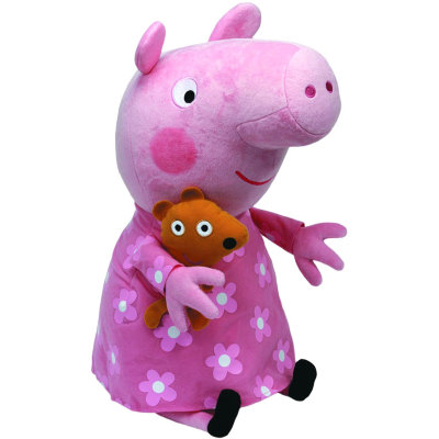 Мягкая игрушка 'Свинка Пеппа в цветочном платье', 24 см, Peppa Pig, TY [96285] Мягкая игрушка 'Свинка Пеппа в цветочном платье', 24 см, Peppa Pig, TY [96285]