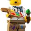Минифигурка 'Художник', серия 4 'из мешка', Lego Minifigures [8804-14] - 8804-4.jpg