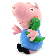 Мягкая игрушка 'Поросёнок Джордж с динозавриком', 22 см, Peppa Pig, Росмэн [25098]
