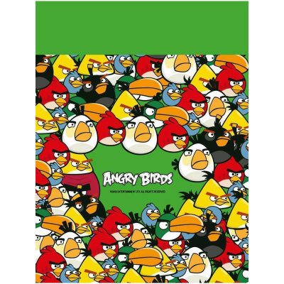 Мешок для обуви &#039;Angry Birds&#039;, зеленый, Centrum [84958] Мешок для обуви 'Angry Birds', зеленый, Centrum [84958]
