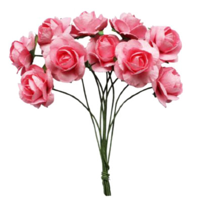 Букет &#039;Розы светло-розовые&#039;, 10 шт., 1:4-1:6, ScrapBerry&#039;s [SCB501103] Букет 'Розы светло-розовые', 10 шт., 1:4-1:6, ScrapBerry's [SCB501103]