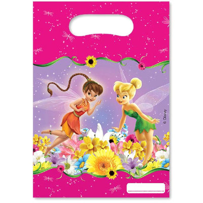 Подарочные пакетики  &#039;Феечки Диснея - Долина фей&#039; (Disney Fairies), 6шт, Procos [1017] Подарочные пакетики  'Феечки Диснея - Долина фей' (Disney Fairies), 6шт, Procos [1017]