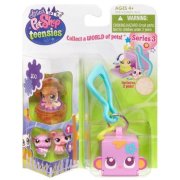 Игровой набор 'Микрозверюшки в брелках - Поросёнок и Хомяк', серия 3, Littlest Pet Shop Teensies [37814]