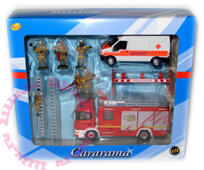 Игровой набор 'Пожар' 1:72 из серии Junior Rescue, Cararama [832] (без одной фигурки) Игровой набор "Пожар" 1:72 из серии Junior Rescue, Cararama [832]