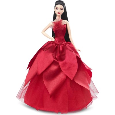 Кукла Барби &#039;Рождество-2022&#039; (2022 Holiday Barbie), азиатка, коллекционная, Mattel [HCC04/HCC05] Кукла Барби 'Рождество-2022' (2022 Holiday Barbie), азиатка, коллекционная, Mattel [HCC04/HCC05]