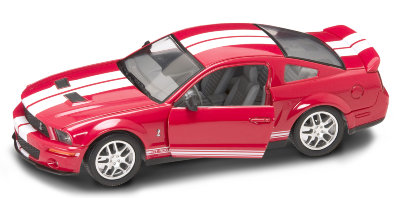 Модель автомобиля Shelby GT500 2007, 1:24, красная, Yat Ming [24208R] Модель автомобиля Shelby GT500 2007, 1:24, красная, Yat Ming [24208R]