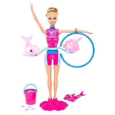 Кукла Барби 'Дрессировщик дельфинов', из серии 'Я могу стать', Barbie, Mattel [X8380] Кукла Барби 'Дрессировщик дельфинов', из серии 'Я могу стать', Barbie, Mattel [X8380]