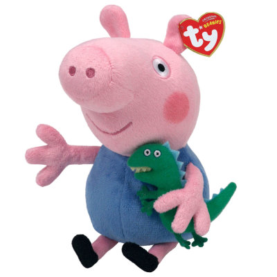 Мягкая игрушка 'Джорж с динозавриком', 15 см, Peppa Pig, TY [46130] Мягкая игрушка 'Джорж с динозавриком', 15 см, Peppa Pig, TY [46130]