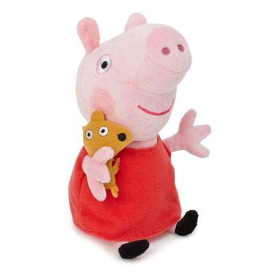 Мягкая игрушка 'Свинка Пеппа с медвежонком', 22 см, Peppa Pig, Росмэн [25097] Мягкая игрушка 'Свинка Пеппа с медвежонком', 22 см, Peppa Pig, Росмэн [25097]