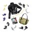 Набор одежды и аксессуаров 'Look No.01' из серии 'Джинсовая мода', коллекционная Barbie Black Label, Mattel [T7753] - T7753-1.jpg