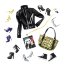 Набор одежды и аксессуаров 'Look No.01' из серии 'Джинсовая мода', коллекционная Barbie Black Label, Mattel [T7753] - T7753AccPack.jpg