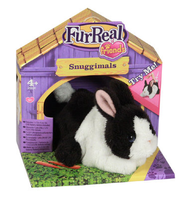 Интерактивная игрушка &#039;Кролик черно-белый&#039;, FurReal Friends, Hasbro [25924] Интерактивная игрушка 'Кролик черно-белый', FurReal Friends, Hasbro [25924]