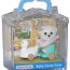 Игровой набор 'Малышка белая медведица на каталке', в подарочном пластмассовом сундучке, Sylvanian Families [3370-02] - 3370 Baby Bear.jpg