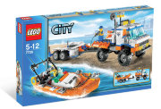 Конструктор "Грузовик беревого наблюдения и скоростной катер", серия Lego City [7726]