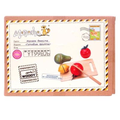 Деревянная обучающая игрушка &#039;Готовим фрукты&#039;, Mapacha [YT9982B] Деревянная обучающая игрушка 'Готовим фрукты', Mapacha [YT9982B]