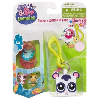 Игровой набор 'Микрозверюшки в брелках - Панда и Пчела', серия 3, Littlest Pet Shop Teensies [37813] Игровой набор 'Микрозверюшки в брелках - Панда и Пчела', серия 3, Littlest Pet Shop Teensies [37813]