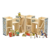 Игровой набор 'Маленький замок Рыцарей' из серии 'Возьми с собой' (Fold & Go), Melissa & Doug [3702/13702]