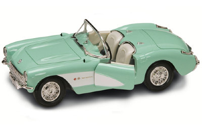 Модель автомобиля Chevrolet Corvette 1957, 1:24, светло-зеленая, Yat Ming [24201G] Модель автомобиля Chevrolet Corvette 1957, 1:24, светло-зеленая, Yat Ming [24201G]