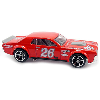 Коллекционная модель автомобиля 68 Mercury Cougar  - HW Race 2014, красная, Hot Wheels, Mattel [BFG65] Коллекционная модель автомобиля 68 Mercury Cougar  - HW Race 2014, красная, Hot Wheels, Mattel [BFG65]
