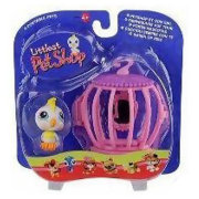 Зверюшка из серии 'Путешествие' - Желтохохлый Какаду с клеткой, Littlest Pet Shop [50489]