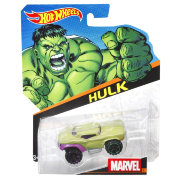 Коллекционная модель автомобиля Hulk, из серии Marvel, Hot Wheels, Mattel [BDM76]