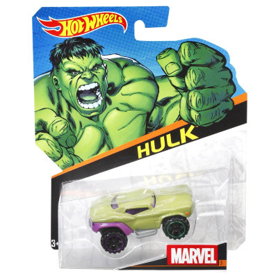 Коллекционная модель автомобиля Hulk, из серии Marvel, Hot Wheels, Mattel [BDM76] Коллекционная модель автомобиля Hulk, из серии Marvel, Hot Wheels, Mattel [BDM76]