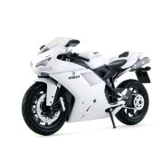 Модель мотоцикла Ducati 1198 (2009), бежевая, 1:12, Mondo Motors [69001-2]