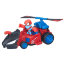 Игровой набор 'Гоночный автомобиль Человека-Паука' с мини-фигуркой (Captain America Racer), Super Hero Mashers Micro, Hasbro [B6684] - Игровой набор 'Гоночный автомобиль Человека-Паука' с мини-фигуркой (Captain America Racer), Super Hero Mashers Micro, Hasbro [B6684]