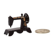 Кукольная миниатюра 'Швейная машинка, ручная', металл, 1:12, Art of Mini [AM0101045]