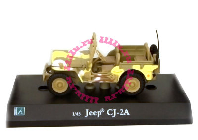 Модель автомобиля Jeep CJ-2A, 1:43, Cararama [950-1] Модель автомобиля Jeep CJ-2A, 1:43, Cararama [950-1]