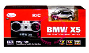 Радиоуправляемый автомобиль BMW X5, масштаб 1:72, серебристый, Rastar [23900-1s]