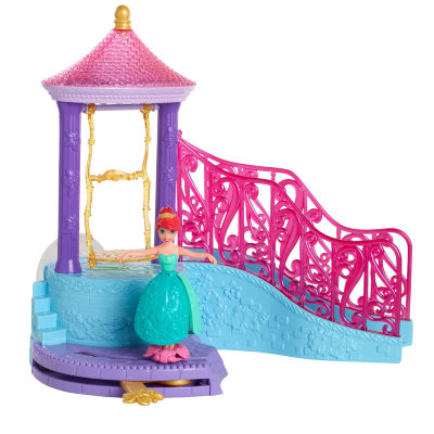 Набор c мини-куклой &#039;Водный дворец Принцесс&#039; (Princess Water Palace), из серии &#039;Принцессы Диснея&#039;, Mattel [BDJ63] Набор c мини-куклой 'Водный дворец Принцесс' (Princess Water Palace), из серии 'Принцессы Диснея', Mattel [BDJ63]