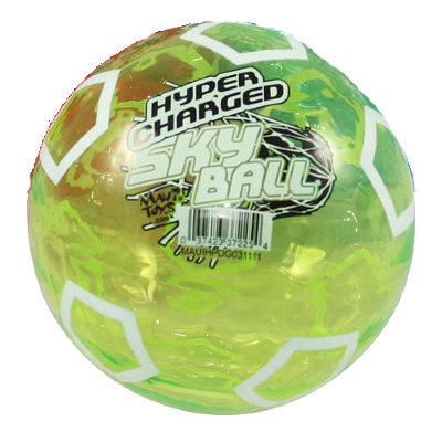 Мяч &#039;Футбол&#039;, зеленый, 12 см, Hyper Charged SkyBall, Maui Toys [37225g] Мяч 'Футбол', зеленый, 12 см, Hyper Charged SkyBall, Maui Toys [37225g]