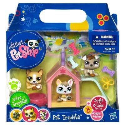 Набор 'Тройняшки' - Щенки, Littlest Pet Shop, Hasbro [25367] Набор 'Тройняшки' - Щенки, Littlest Pet Shop, Hasbro [25367]
