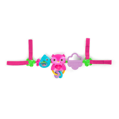 * Развивающая игрушка для коляски &#039;Совушка&#039; (Busy Birdies Carrier Toy Bar), из серии &#039;Pretty in Pink&#039;, Bright Starts [52159] Развивающая игрушка для коляски 'Совушка' (Busy Birdies Carrier Toy Bar), из серии 'Pretty in Pink', Bright Starts [52159]