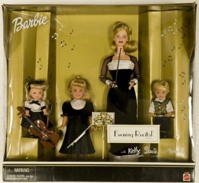 Куклы Барби, Келли, Стэйси и Томми 'Вечерний концерт' (Evening Recital Gift Set - Barbie, Kelly, Stacie, Tommy), подарочный набор, Mattel [27954] Куклы Барби, Келли, Стэйси и Томми 'Вечерний концерт' (Evening Recital Gift Set - Barbie, Kelly, Stacie, Tommy), подарочный набор, Mattel [27954]