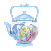 Детский набор посуды для чаепития 'Чайник Золушки' (Cinderella Tea Set), 17 предметов, CDI Jakks Pacific [72891]