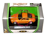 Модель автомобиля Nissan 350Z 1:72, оранжевый металлик, в пластмассовой коробке, Yat Ming [73000-37]