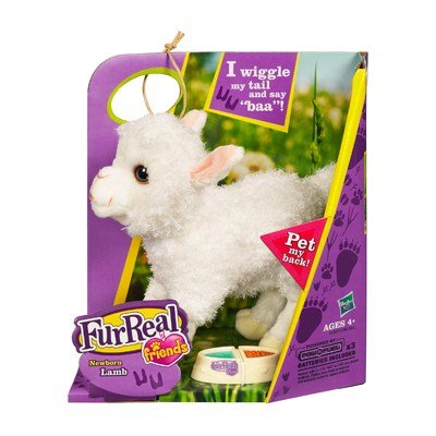 Интерактивная игрушка &#039;Новорожденная белая овечка&#039;, FurReal Friends, Hasbro [94360] Интерактивная игрушка 'Новорожденная белая овечка', FurReal Friends, Hasbro [94360]