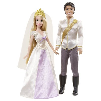 Куклы 'Новобрачные - Рапунцель и Юджин' (Wedding Pair - Rapunzel &amp; Eugene), из серии 'Принцессы Диснея', Mattel [X4949] Куклы 'Новобрачные - Рапунцель и Юджин' (Wedding Pair - Rapunzel & Eugene), из серии 'Принцессы Диснея', Mattel [X4949]