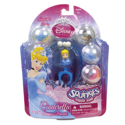 Игровой набор Squinkies &#039;Маленькая модница - Золушка&#039;, голубой, из серии &#039;Принцессы Диснея&#039; [75369] Игровой набор Squinkies 'Маленькая модница', розовый [7525]